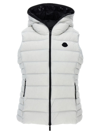 몽클레르 FW24 Barraux hooded vest 1A00033596K790D White