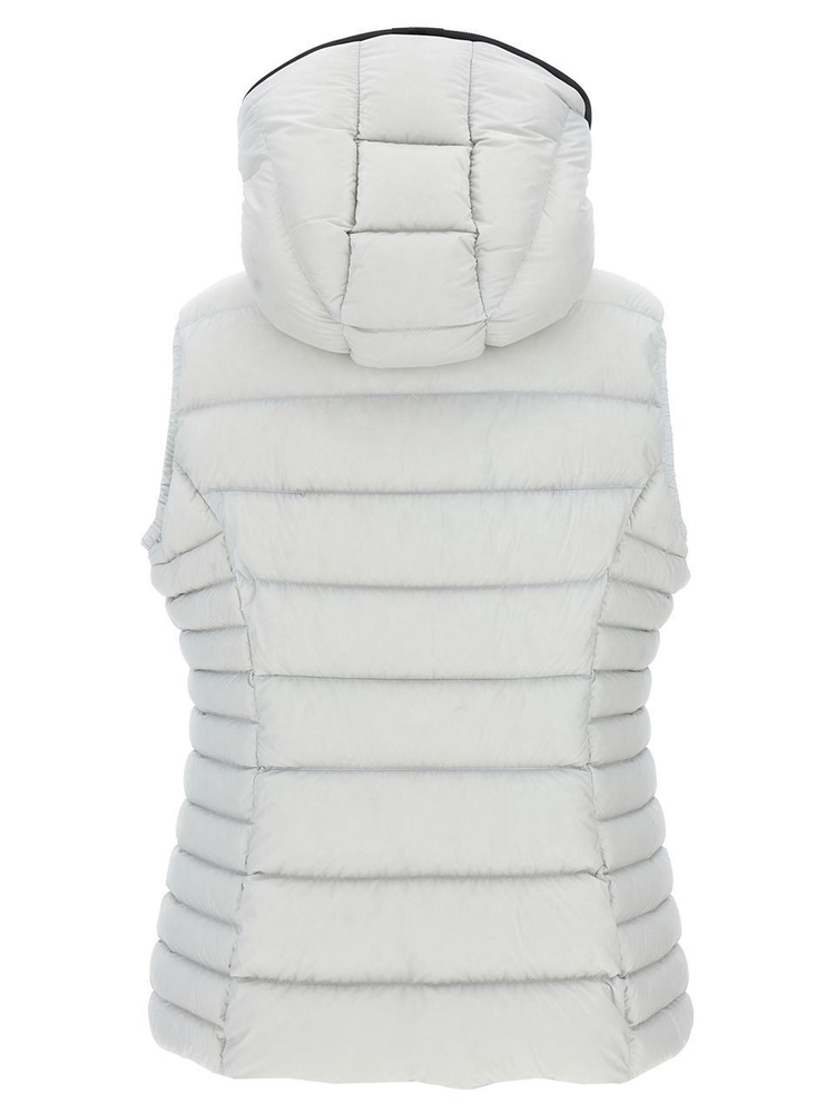 몽클레르 FW24 Barraux hooded vest 1A00033596K790D White