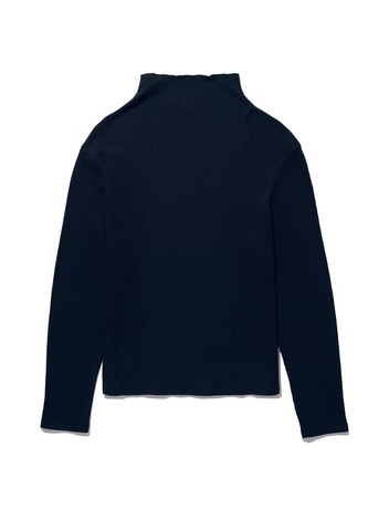 KULE 큘 THE ARIZONA WAFFLE KNIT - NAVY