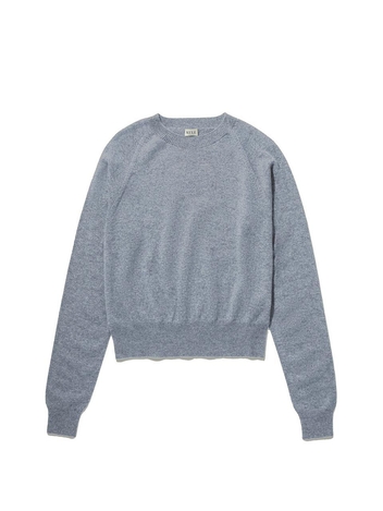 KULE 큘 THE SYDNEY CASHMERE SWEATER - HEATHER GREY