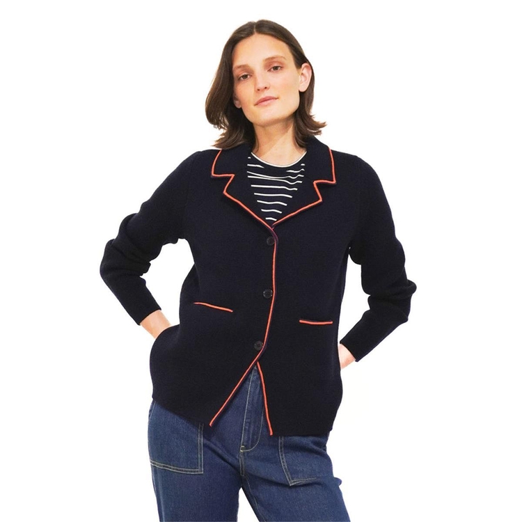 KULE 큘 THE HUDSON CARDIGAN - NAVY