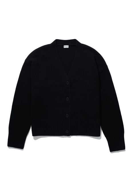 KULE 큘 THE RAFFA CARDIGAN - BLACK