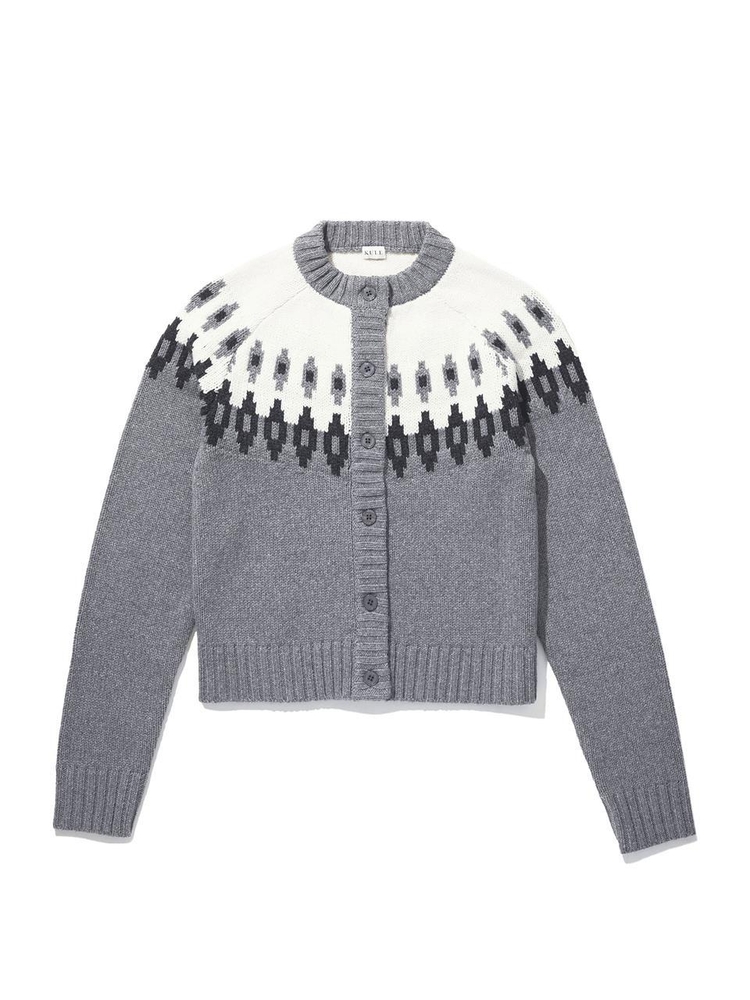 KULE 큘 THE FREYA CARDIGAN - HEATHER GREY