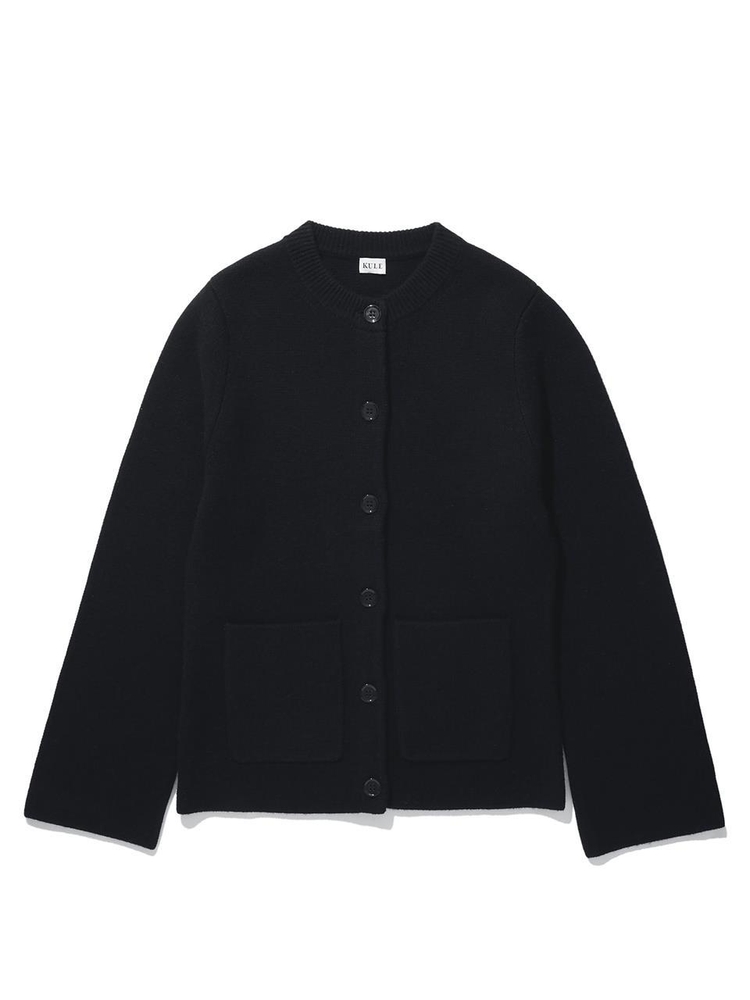 KULE 큘 THE MARTA CARDIGAN - BLACK