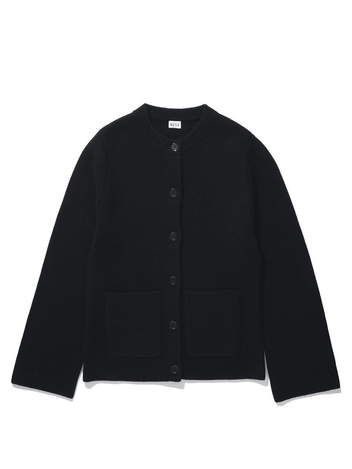 KULE 큘 THE MARTA CARDIGAN - BLACK