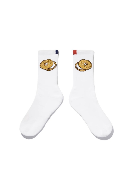 KULE 큘 THE WOMENS BAGEL SOCK - WHITE