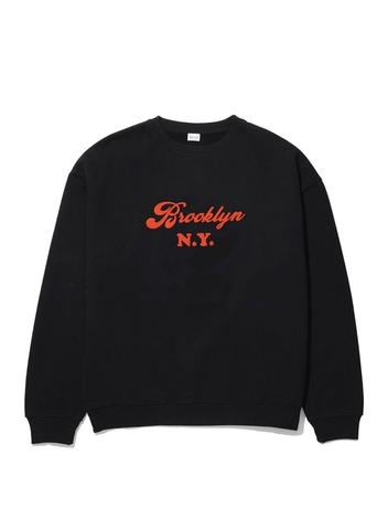 KULE 큘 THE OVERSIZED BROOKLYN SWEATSHIRT - BLACK