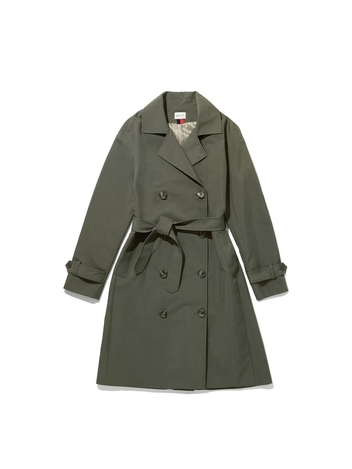 KULE 큘 THE ROX TRENCH COAT - OLIVE