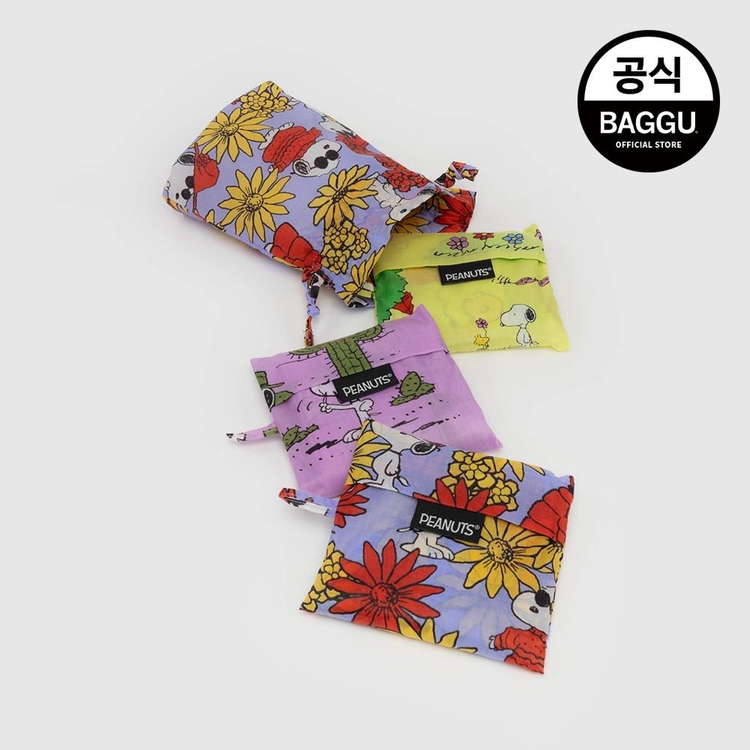 BAGGU 바쿠 스탠다드 스누피 피넛 3SET