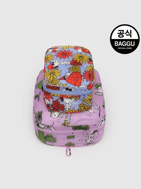 BAGGU 바쿠 패킹 큐브 2SET 스누피 피넛