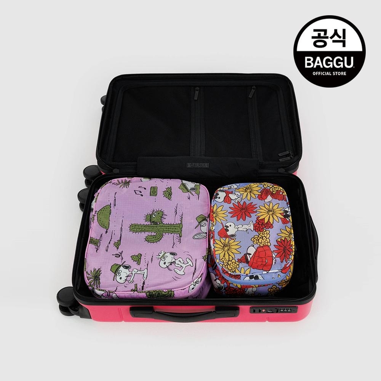 BAGGU 바쿠 패킹 큐브 2SET 스누피 피넛