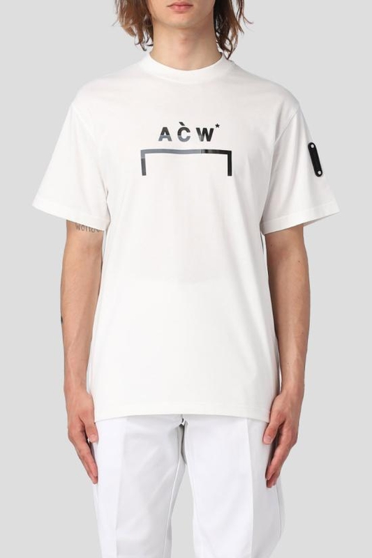 [해외배송] 23FW 어콜드월 반팔 티셔츠 ACWMTS157C White