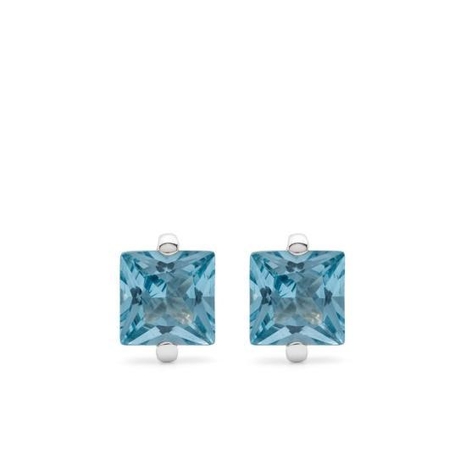 [해외배송] 24FW 해톤랩스 이어링 HL W4 630 08 SQUARE EAR SILVER BLUE