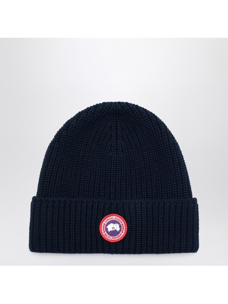 캐나다 구스 FW24 Canada Goose Navy blue wool hat 5026MWO Blue