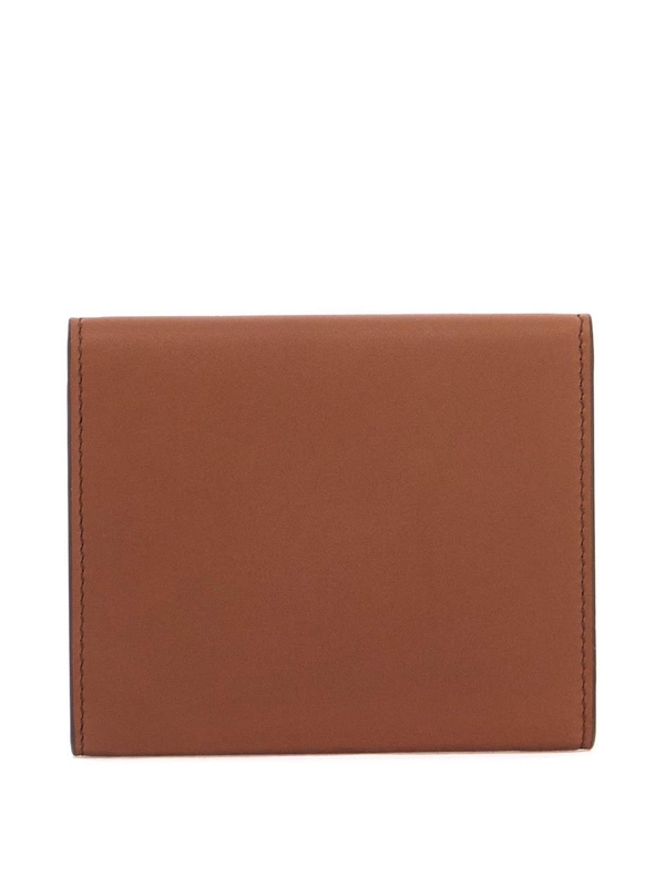 미우미우 FW24 small leather wallet 5MH040 2CSB COGNAC+PALISSANDRO