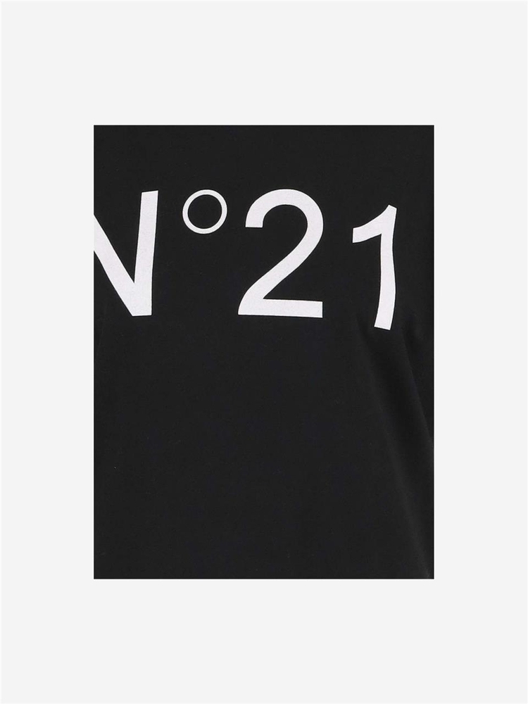 누메로벤투노 FW24 N°21 T-shirts and Polos F08163389000 T-SHIRT JERSEY - NERO