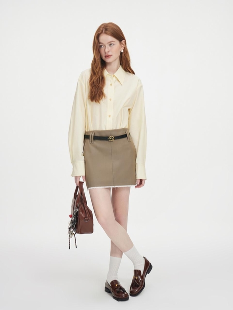 WD_Temperament a-line beige skirt