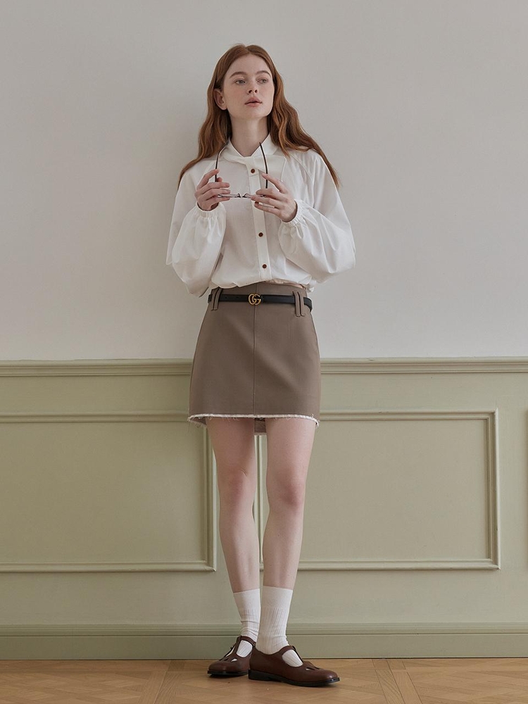 WD_Temperament a-line beige skirt