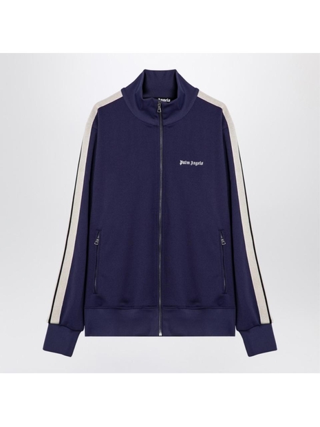 팜 엔젤스 FW24 Palm Angels Track Classic zip/cardigan sweatshirt navy PMBD058C99FAB001 Blue