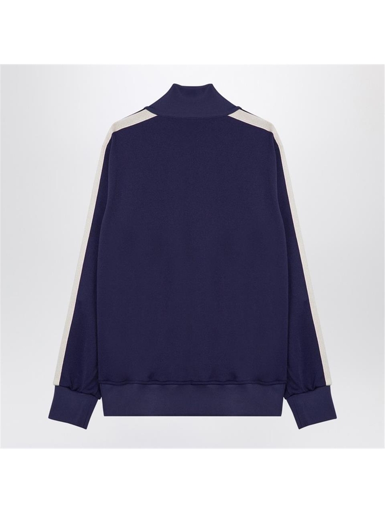 팜 엔젤스 FW24 Palm Angels Track Classic zip/cardigan sweatshirt navy PMBD058C99FAB001 Blue