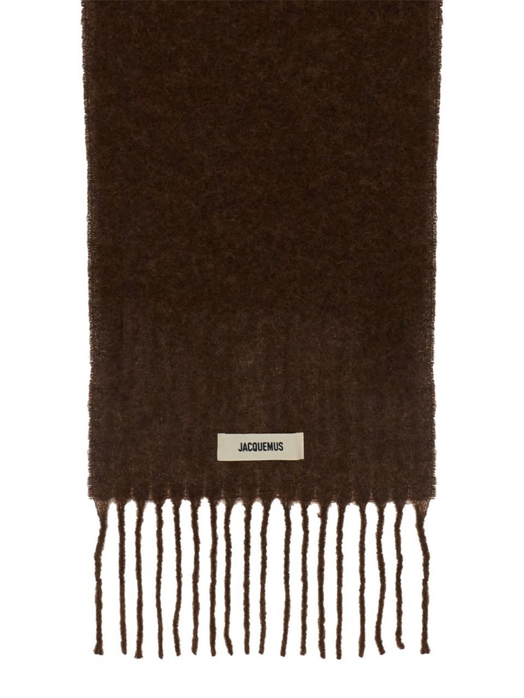 자크뮈스 FW24 JACQUEMUS Scarf 236AC688_5087850 BROWN