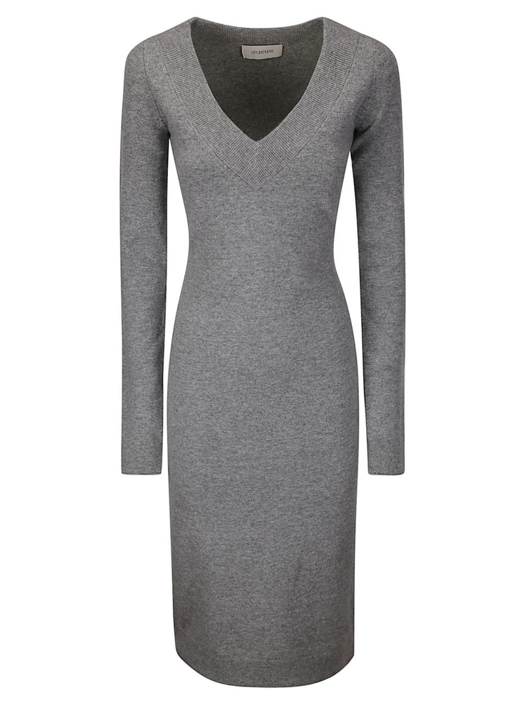 막스마라 스포트막스 FW24 SPORTMAX DRESS 2422326012600 004 MEDIUM GRAY