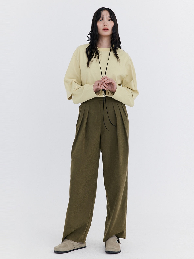 Cupra Wide Pants_Khaki