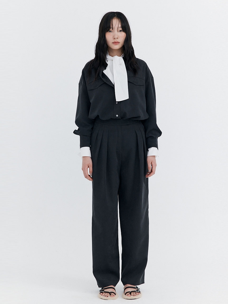 Cupra Wide Pants_Charcoal