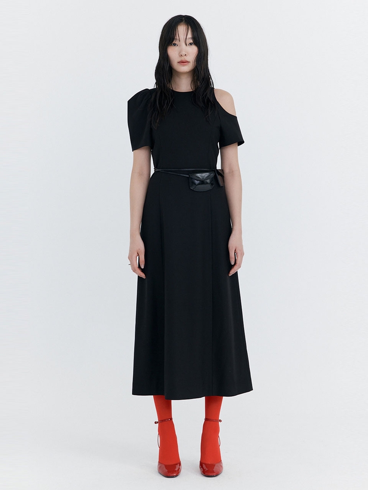 Puff Holiday Dress_Black