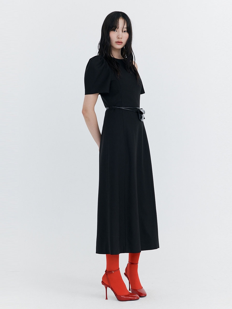 Puff Holiday Dress_Black