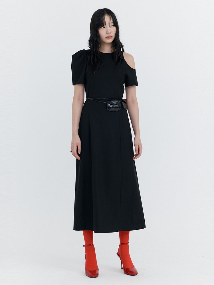 Puff Holiday Dress_Black