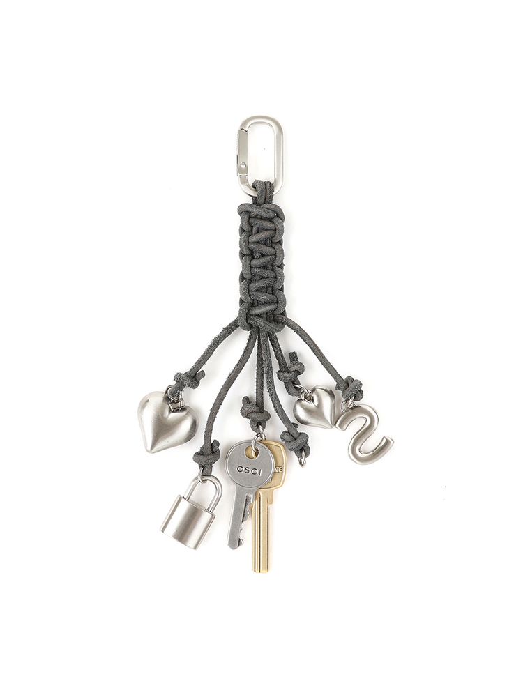 ROPE KEY RING [GREY]