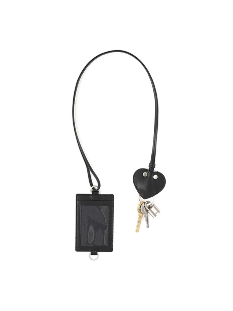 HEART STRAP KEY RING [BLACK]