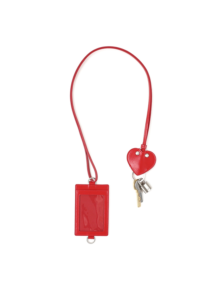 HEART STRAP KEY RING [RED]