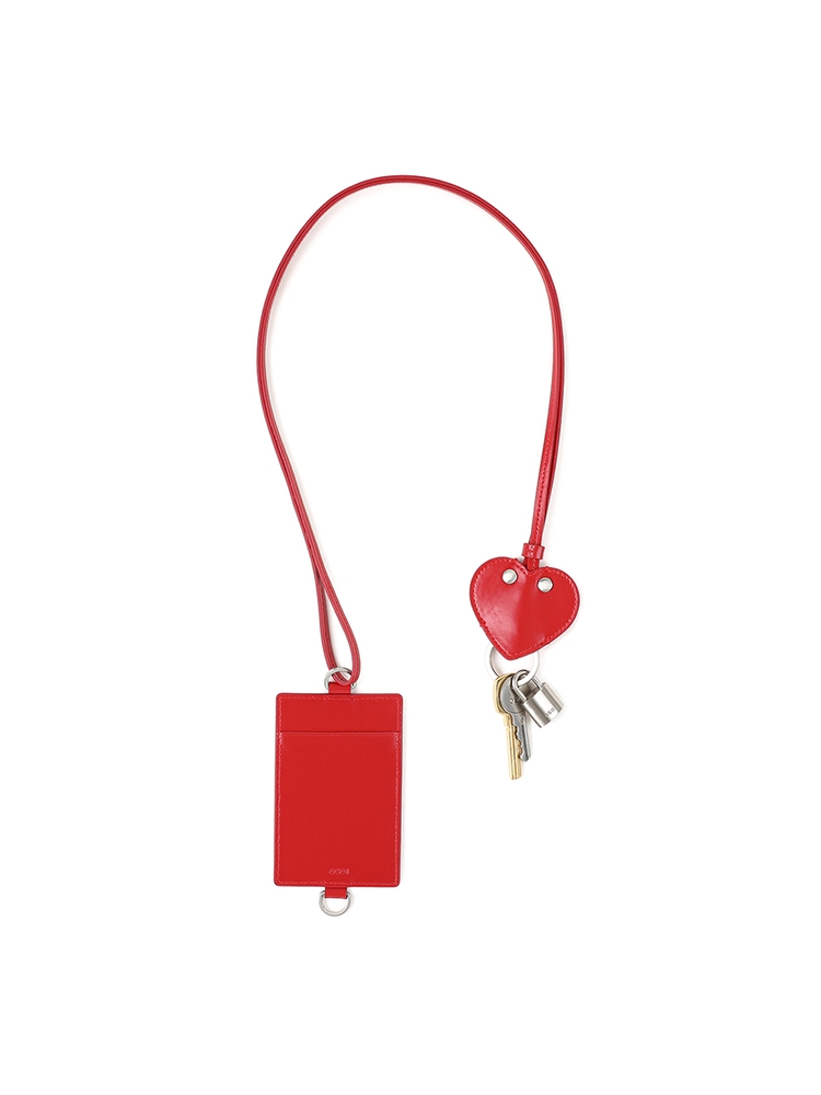 HEART STRAP KEY RING [RED]