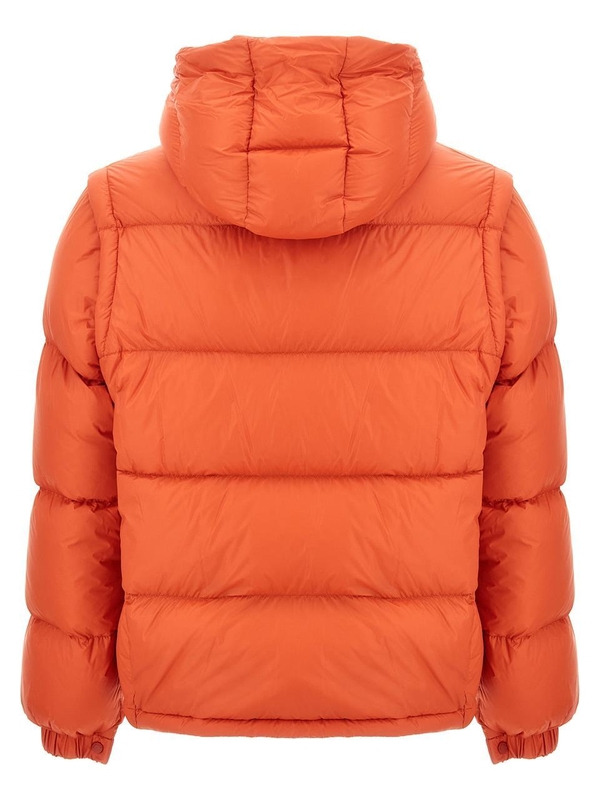 몽클레르 FW24 2 in 1 Cyclone down jacket 1A00022596RD347 Orange