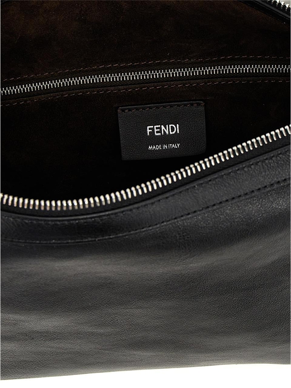 펜디 FW24 Simply Fendi Medium shoulder bag 8BR829AS7AF1QD0 Black  