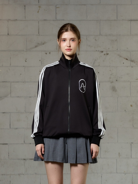 ARI PEACH JERSEY TRACK TOP / BLACK