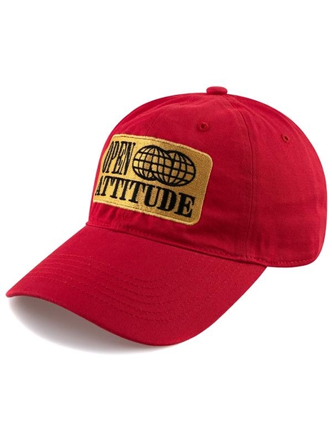 WORLDWIDE BALL CAP-RED