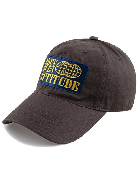 WORLDWIDE BALL CAP-CHARCOAL