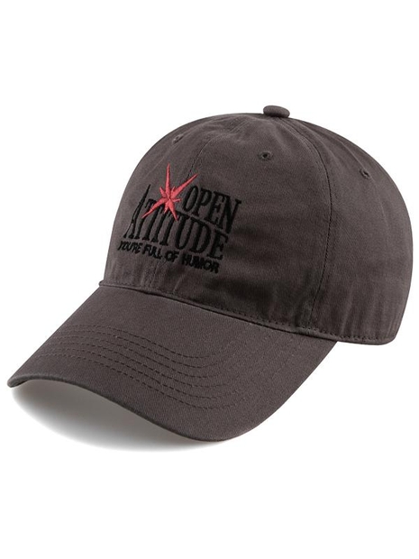 HUMOR BALL CAP-CHARCOAL