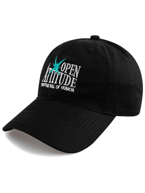 HUMOR BALL CAP-BLACK