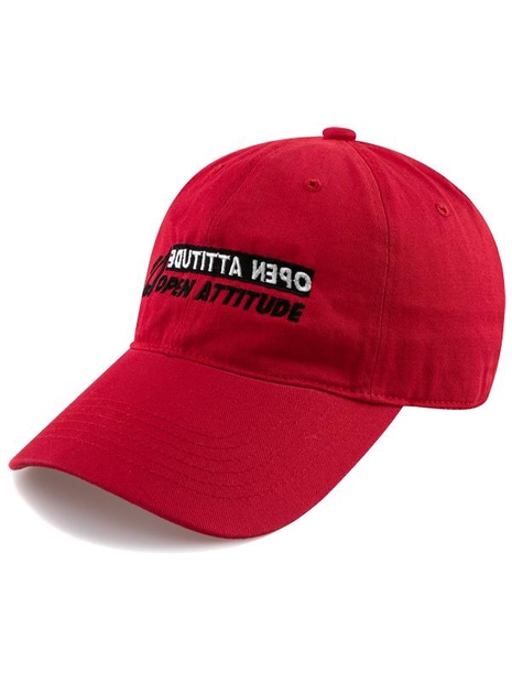 MIRROR BALL CAP-LIGHT RED