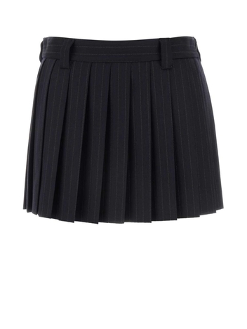 미우미우 FW24 MIU MIU SKIRTS MG2040S23215MQ F0008 Stripped