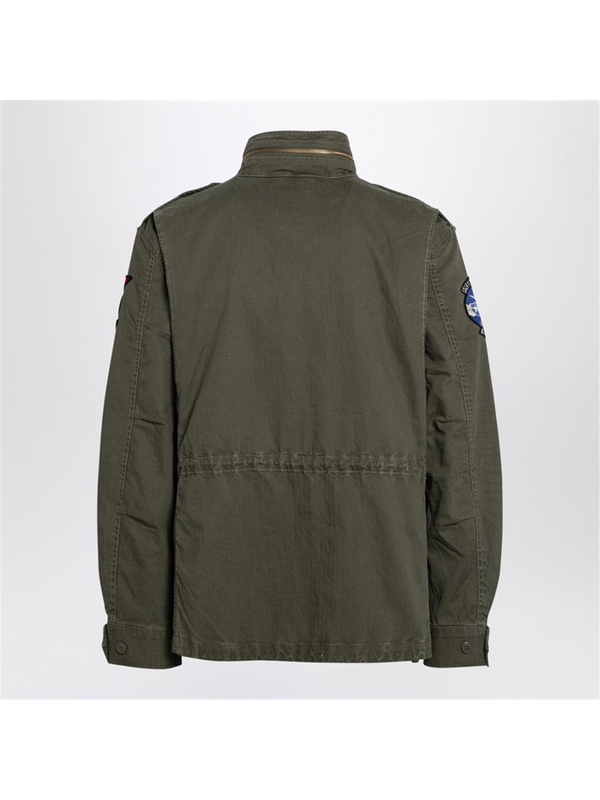 폴로 랄프로렌  Polo Ralph Lauren Olive green military jacket 710722923003CO Green