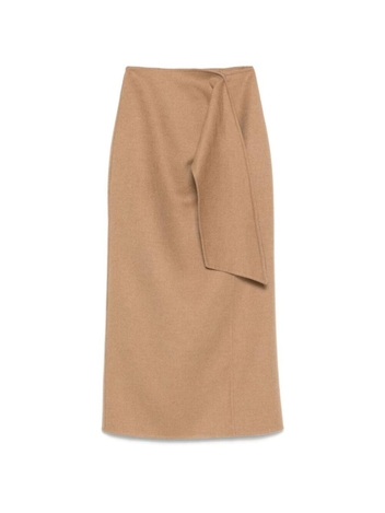 막스마라 FW24 Skirt Max Mara ACLINE1234 611 001 BROWN