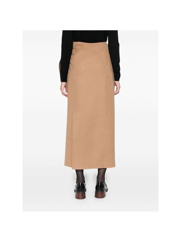 막스마라 FW24 Skirt Max Mara ACLINE1234 611 001 BROWN