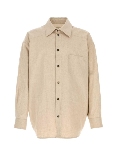 보테가베네타 FW24 BOTTEGA VENETA SHIRTS 798323V4MS0 2646 Beige o Tan