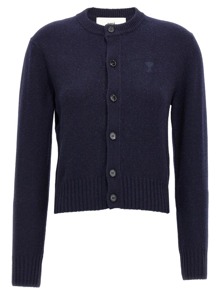 아미 FW24 ADC cardigan FKC1570054011 Blue