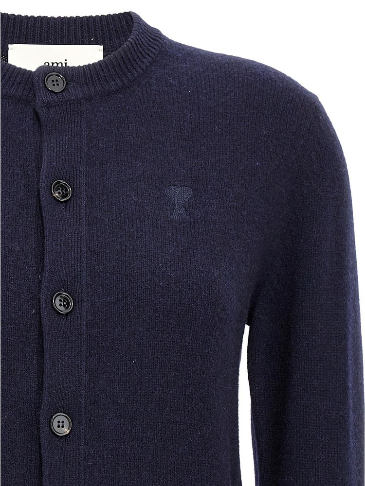 아미 FW24 ADC cardigan FKC1570054011 Blue